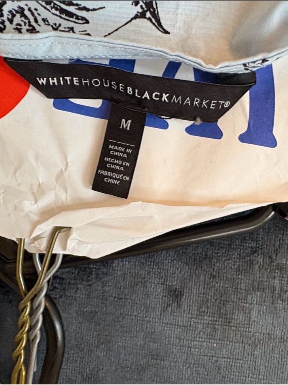White House Black Market Wrap Blouse - Picture 4 of 4